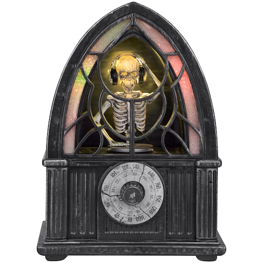 12" Animated Radio DJ Skeleton by Ashland®